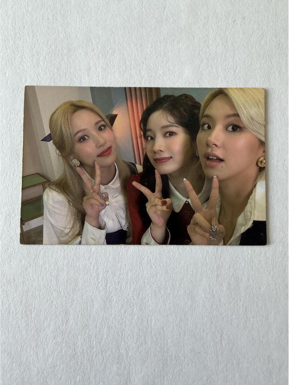Twice Mina Dahyun Chaeyoung EYES WIDE OPEN Album Photocard